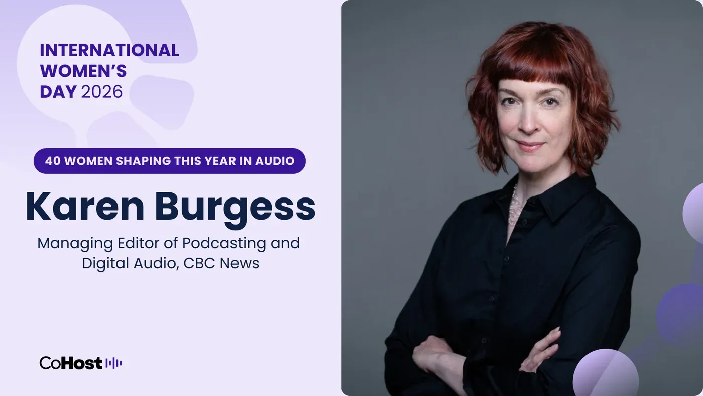 Karen Burgess, managing editor of podcasting and digital audio at CBC News.